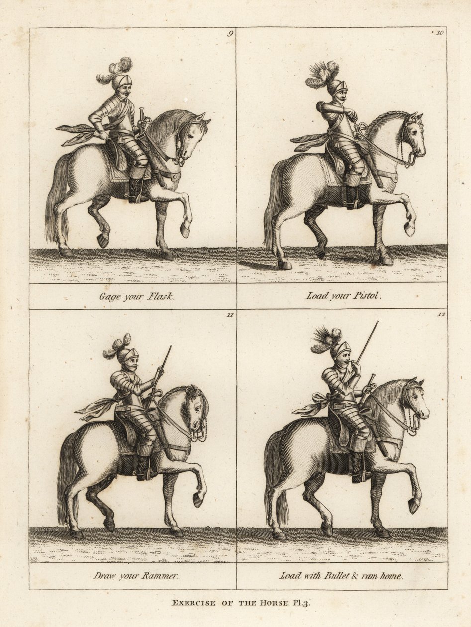 Ejercicio del caballo de Unbekannt