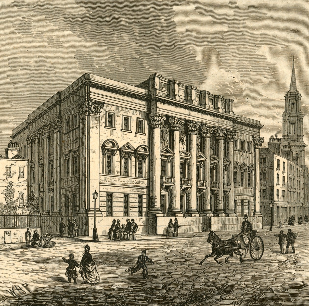Exterior del Salón de Orfebres, 1897 de Unbekannt