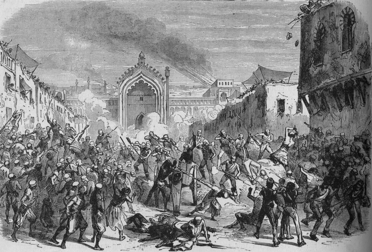 Caída de Lucknow, c. 1880 de Unbekannt