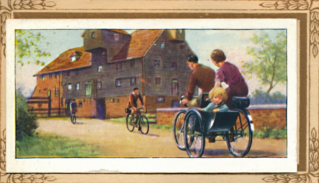 Tándem familiar con sidecar, 1939 de Unbekannt