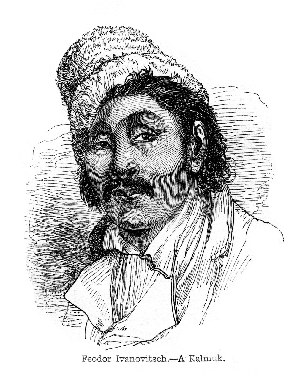 Feodor Ivanovitsch - Un Kalmuk, 1848 de Unbekannt