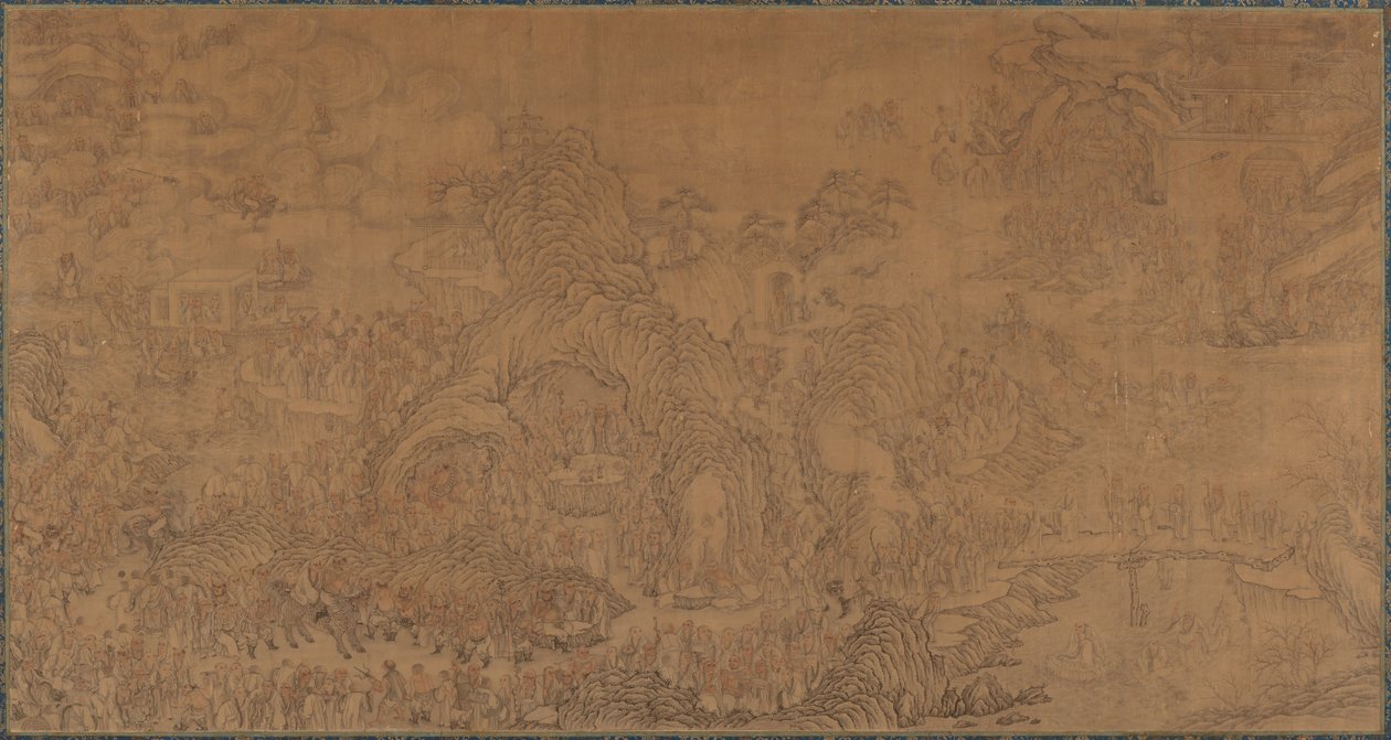 Quinientos Luohans, dinastía Ming de Unbekannt