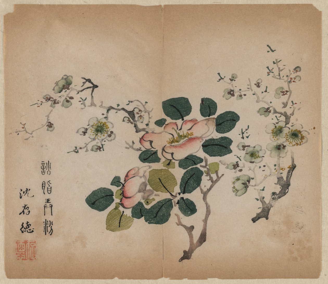 Prunus en flor, 1368-1644 de Unbekannt
