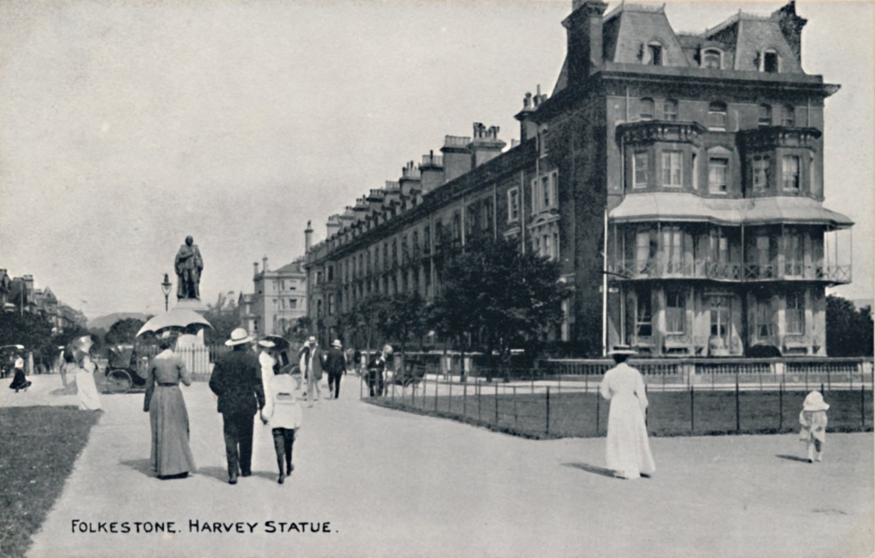 Folkestone. Estatua de Harvey, finales del siglo XIX-principios del siglo XX de Unbekannt