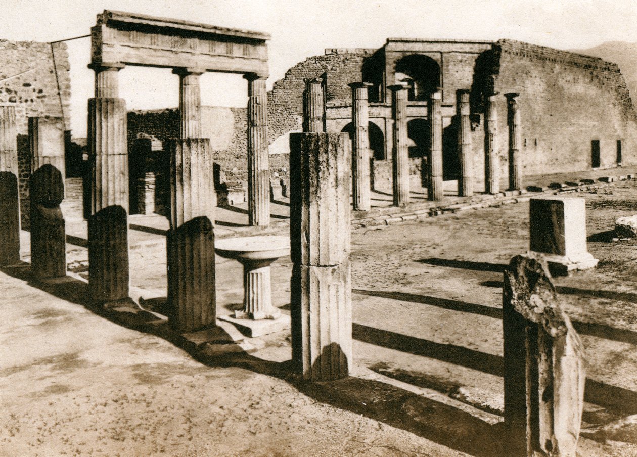 Foro triangular, Pompeya, Italia, c. 1900s de Unbekannt