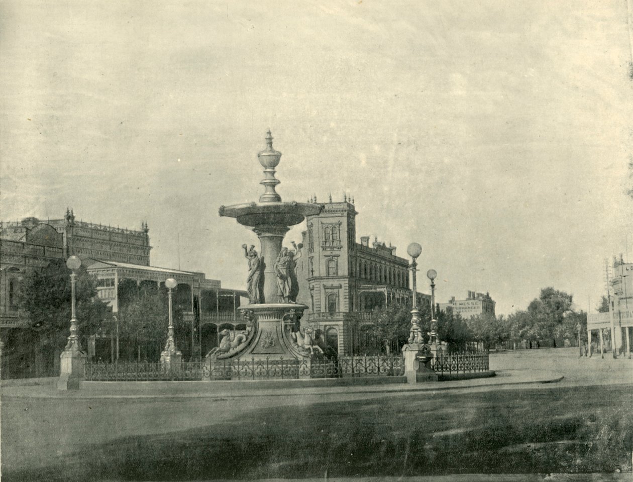 Fuente, Pall Mall, Bendigo, 1901 de Unbekannt