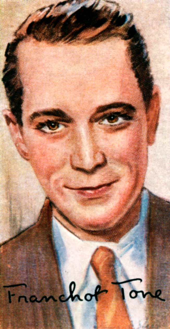 Franchot Tone, actor estadounidense de Unbekannt