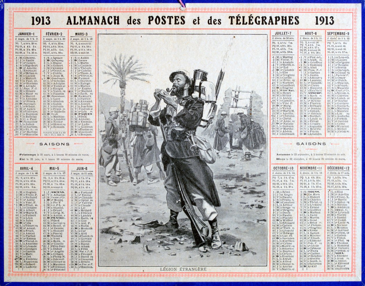 Legión Extranjera Francesa, 1913 de Unbekannt