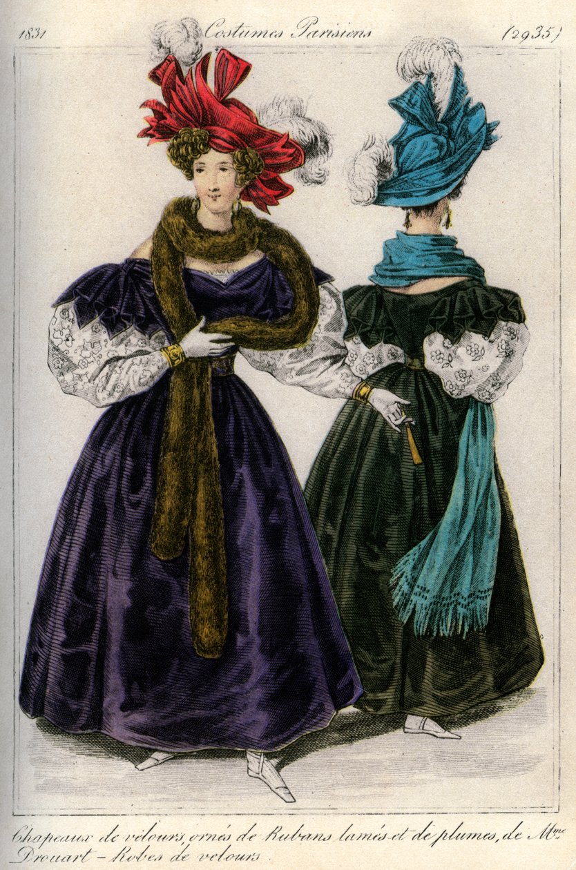 Modas francesas del siglo XIX, 1831 1938 de Unbekannt