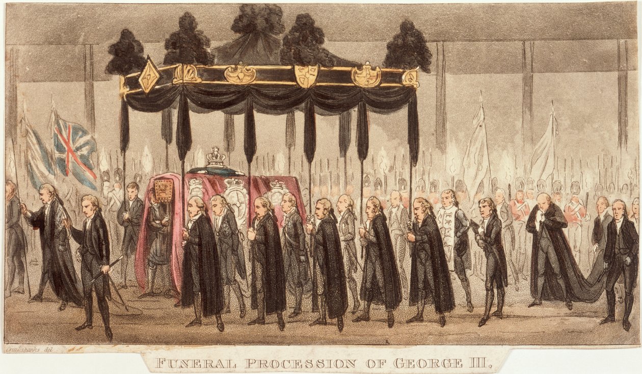 Procesión fúnebre de Jorge III de Unbekannt