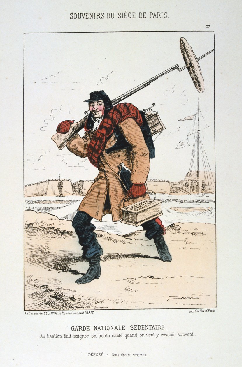 Garde Nationale Sedentaire, Sitio de París, 1870-1871 de Unbekannt