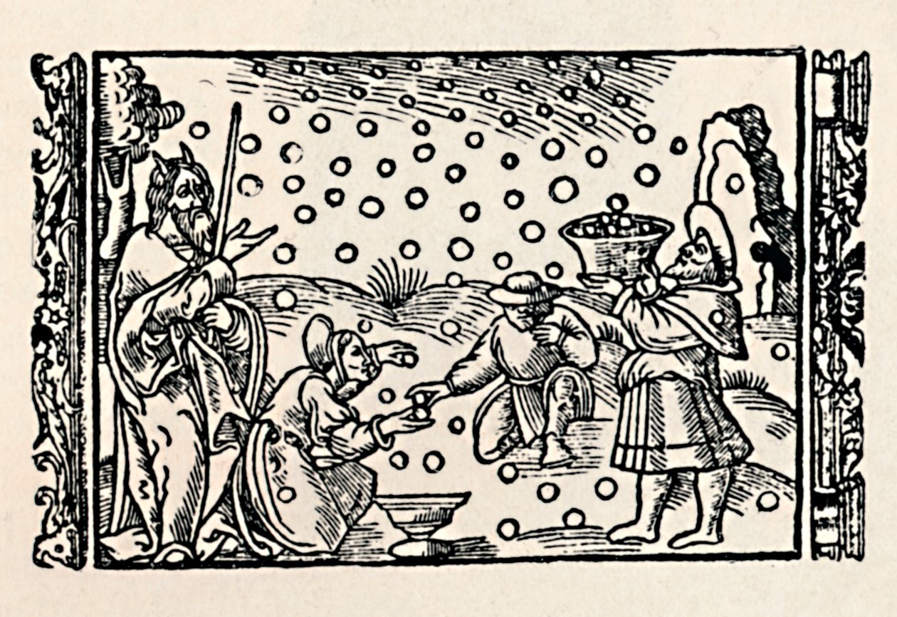 Recogiendo el maná, 1539 de Unbekannt