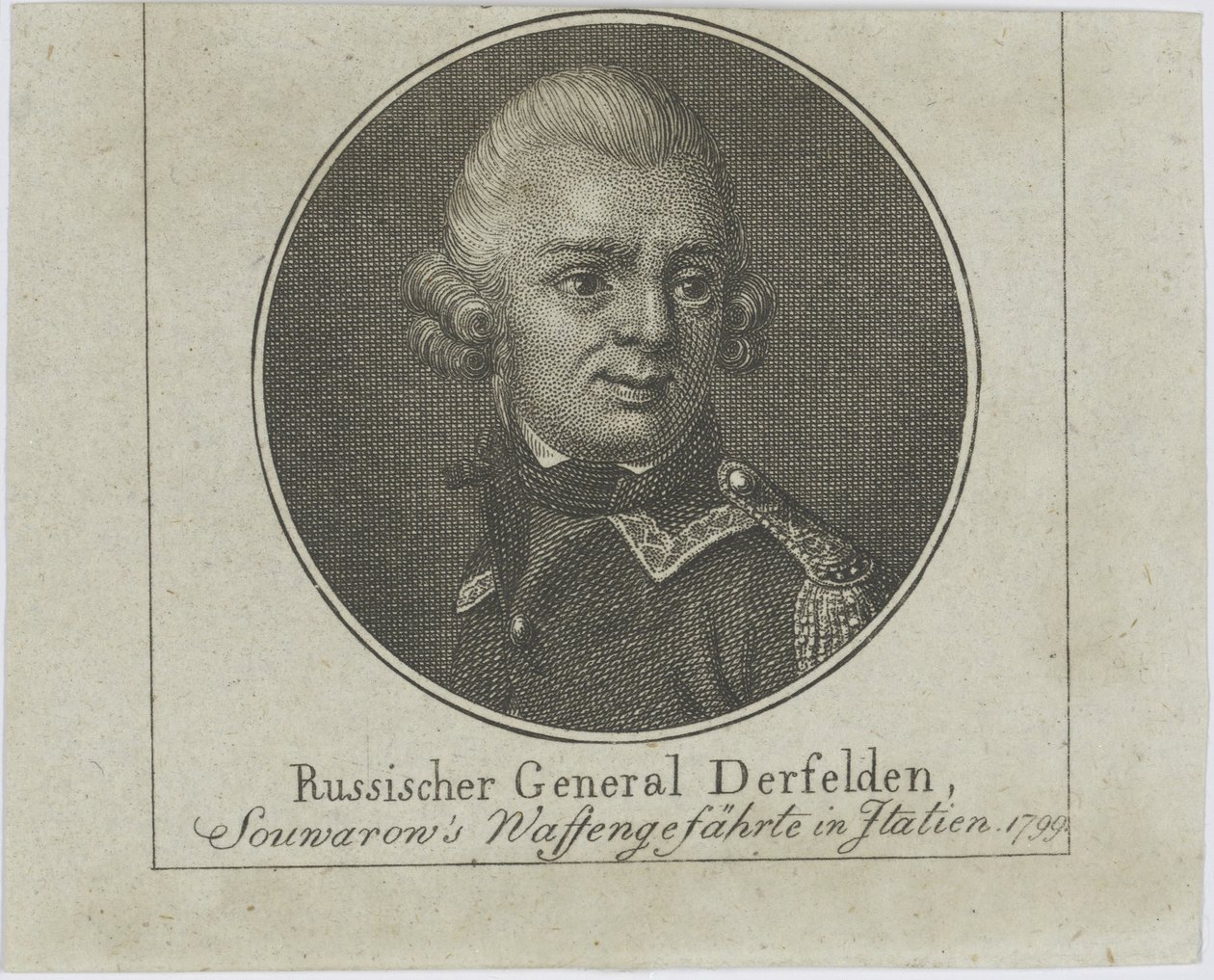 General Otto Wilhelm Derfelden de Unbekannt