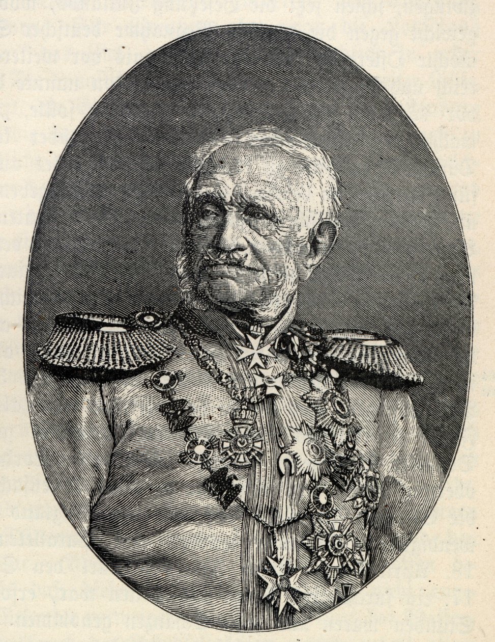 Generalfeldmarschall Friedrich Graf von Wrangel 1784-1877 de Unbekannt
