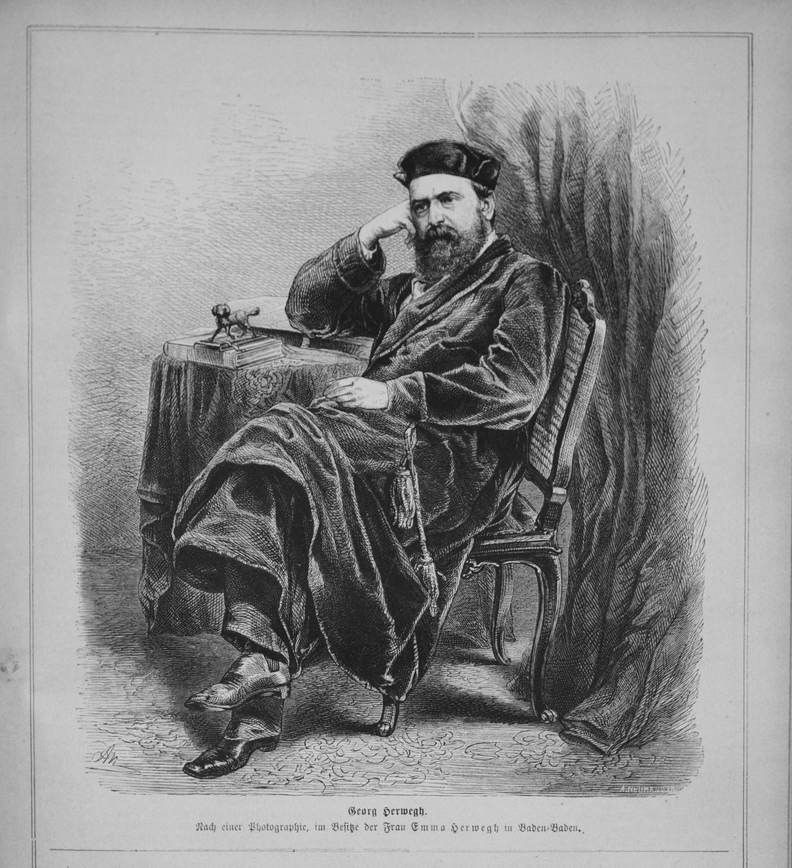 Georg Herwegh 1817-1875, 1870s de Unbekannt