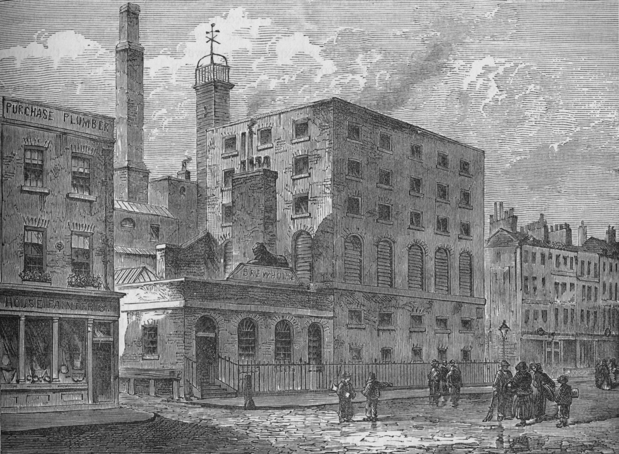 Cervecería Golden Square, Soho, Westminster, Londres, c1875 1878 de Unbekannt