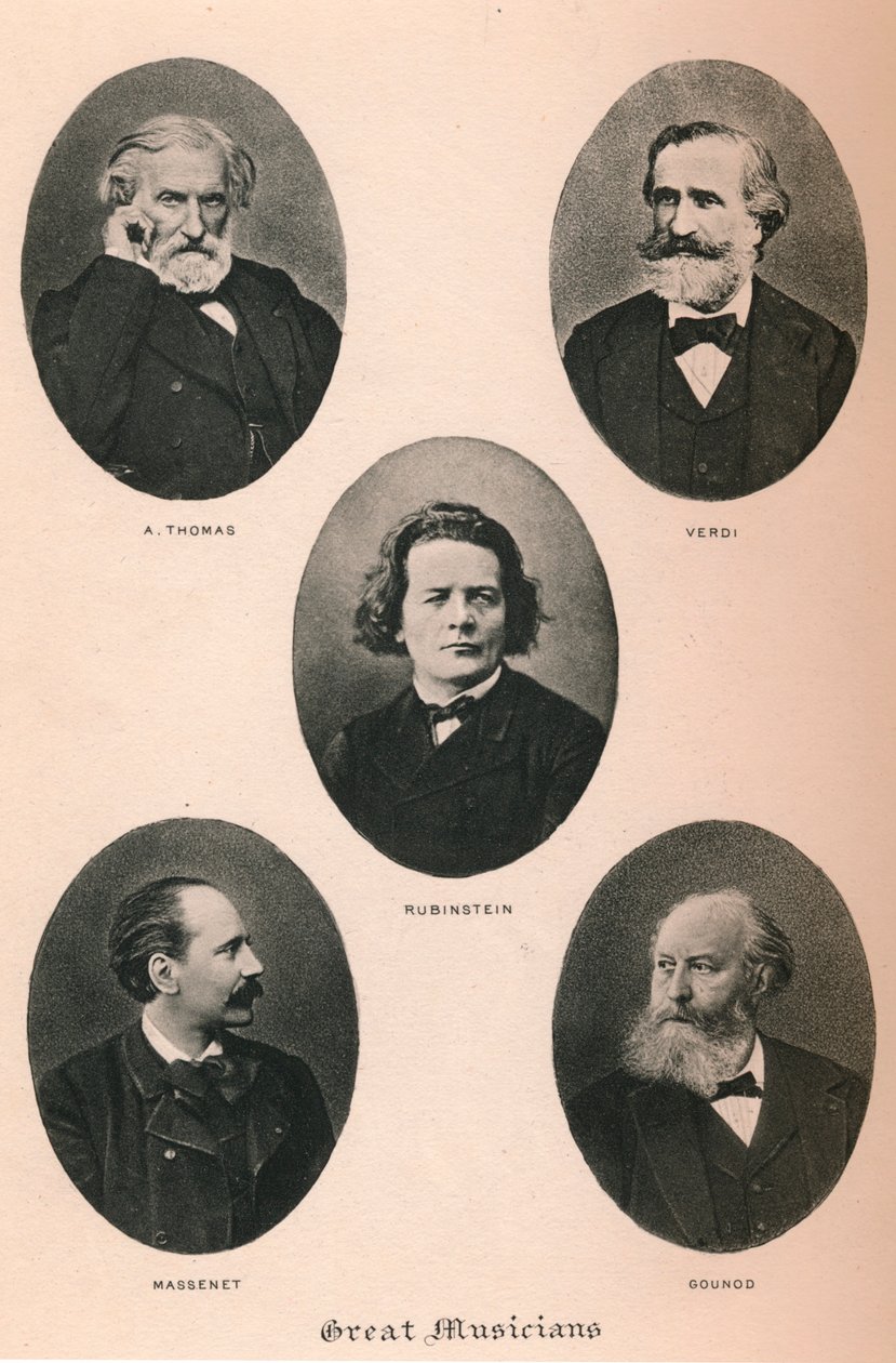 Grandes Músicos - Placa I., 1895 de Unbekannt