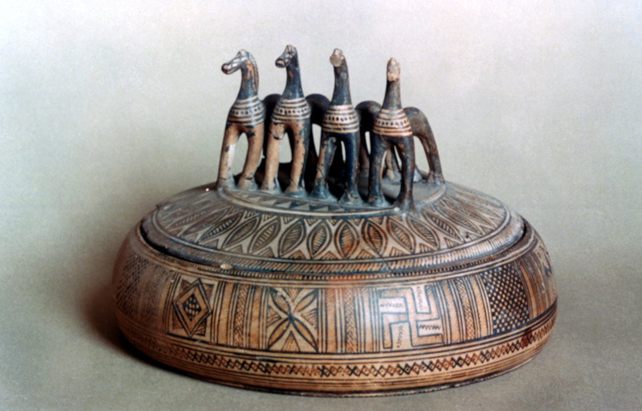 Píxide griega, siglo IX-VIII a.C. de Unbekannt