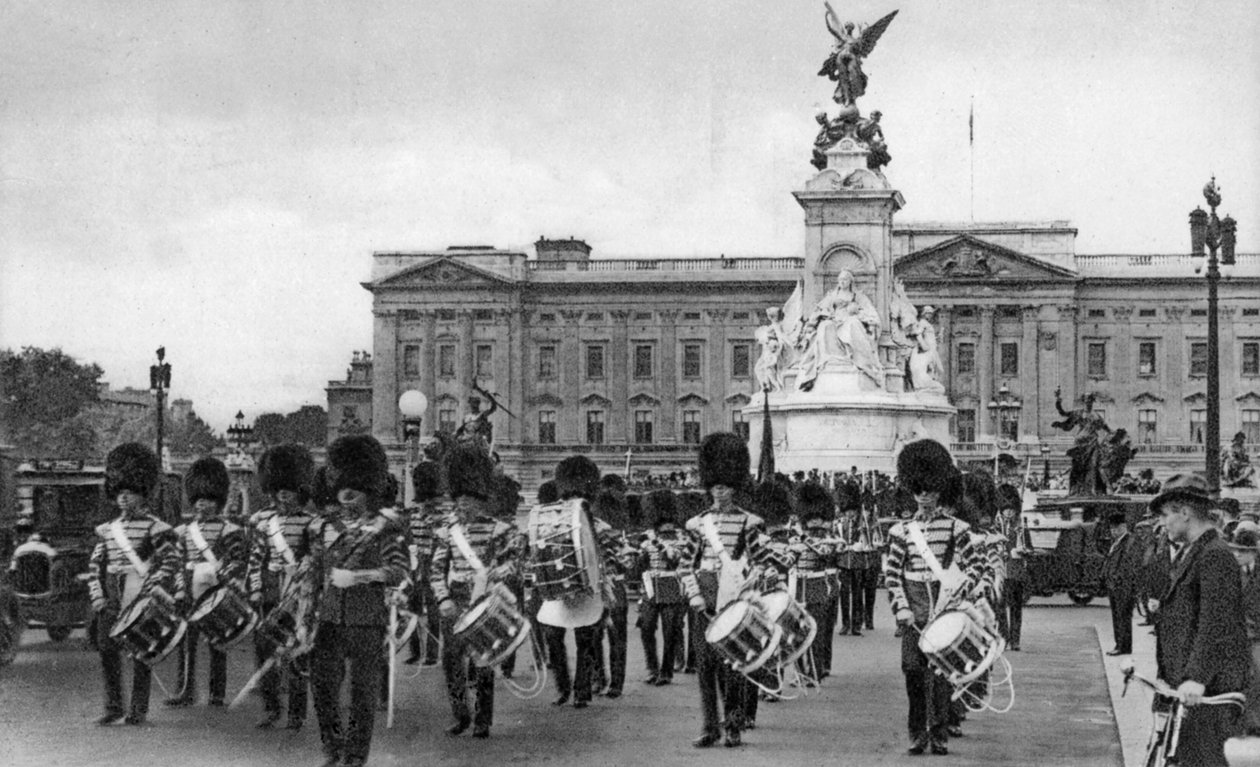 Guardias en The Mall, Londres, principios del siglo XX de Unbekannt