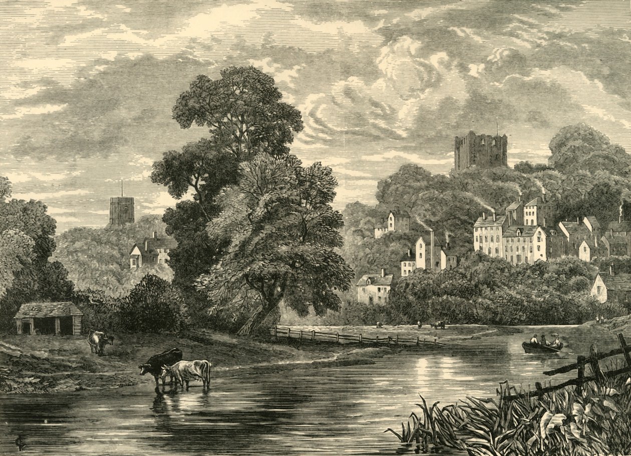 Guildford desde el río, 1898 de Unbekannt