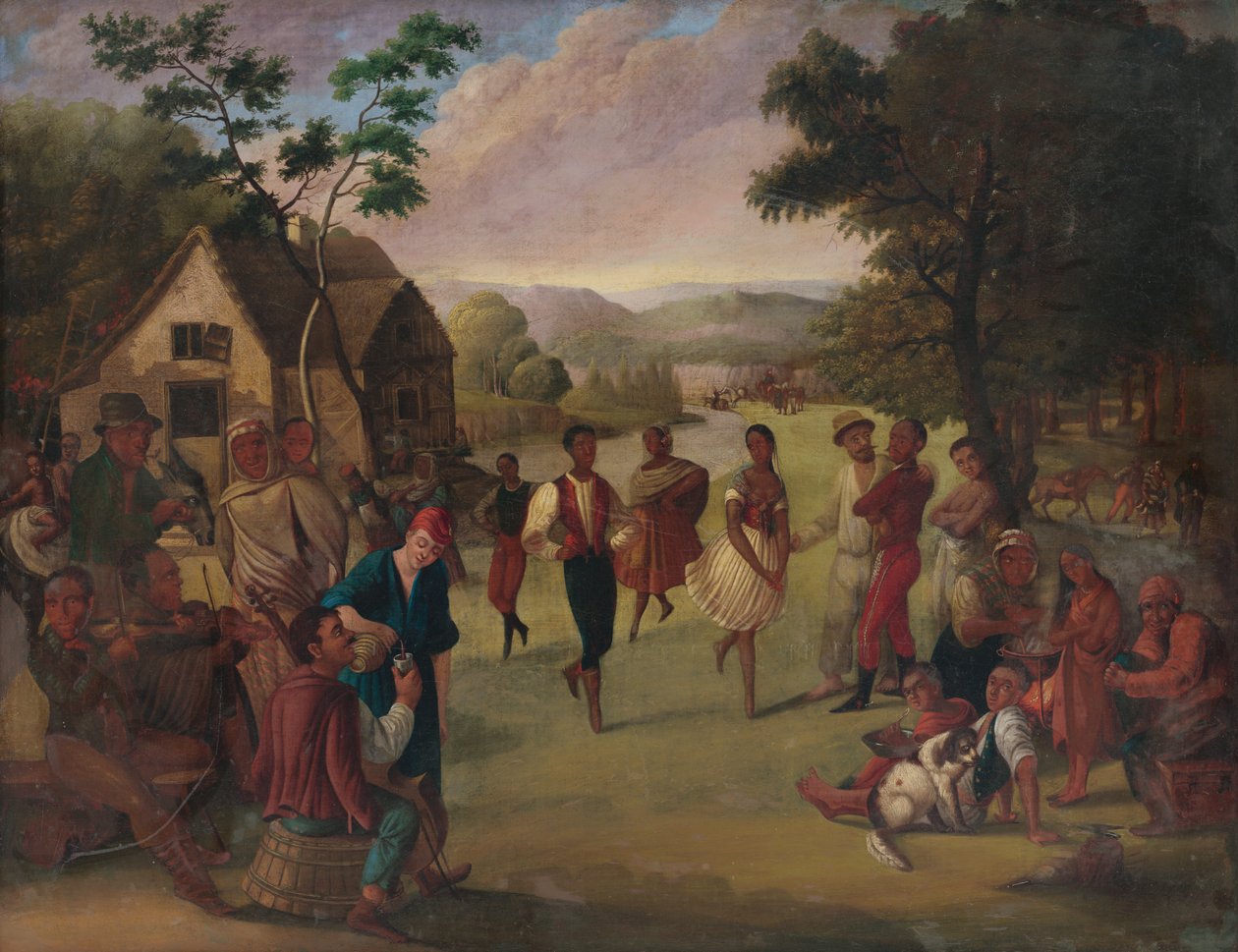 Gitanos festejando de Unbekannt