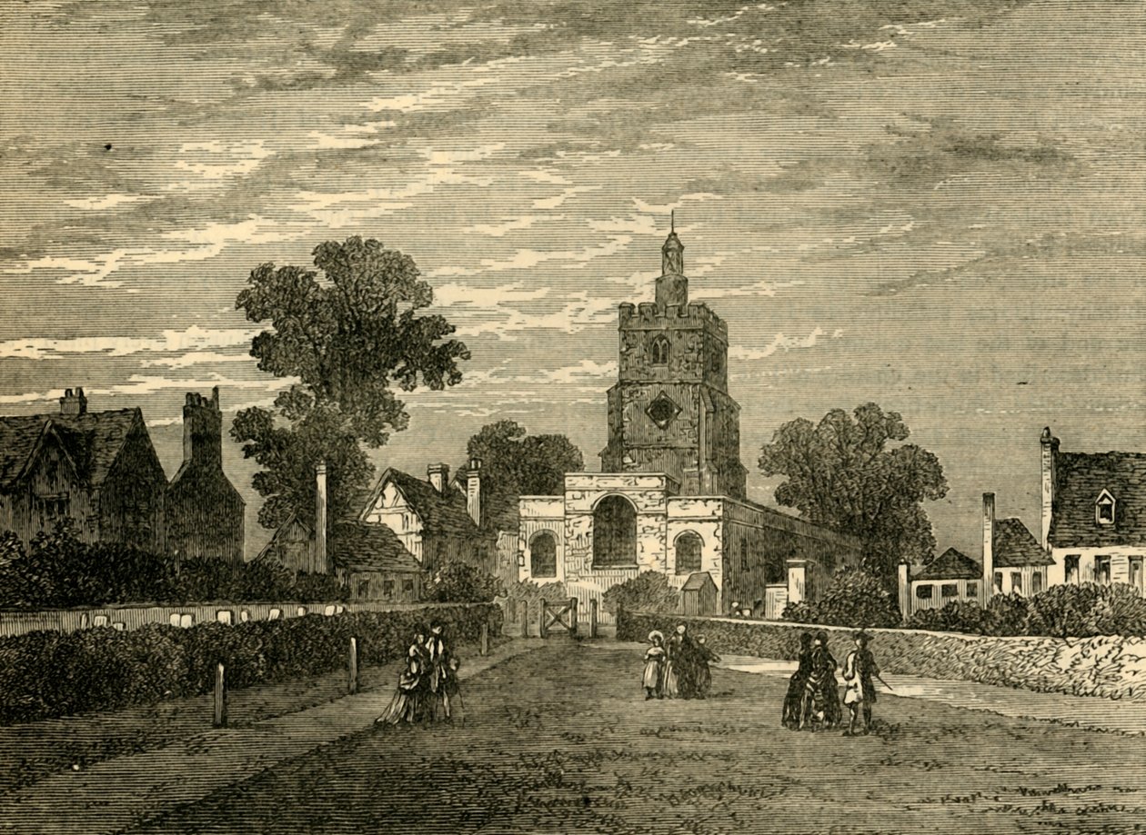 Iglesia de Hackney, c. 1876 de Unbekannt