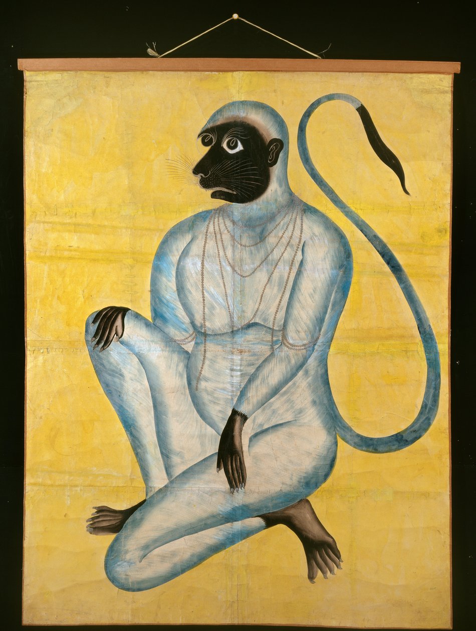 Hanuman, el dios mono de Unbekannt