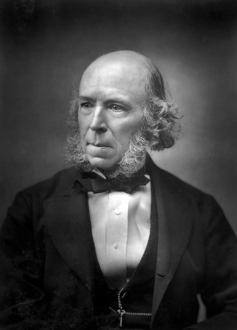 Herbert Spencer 1820-1903, finales del siglo XIX de Unbekannt