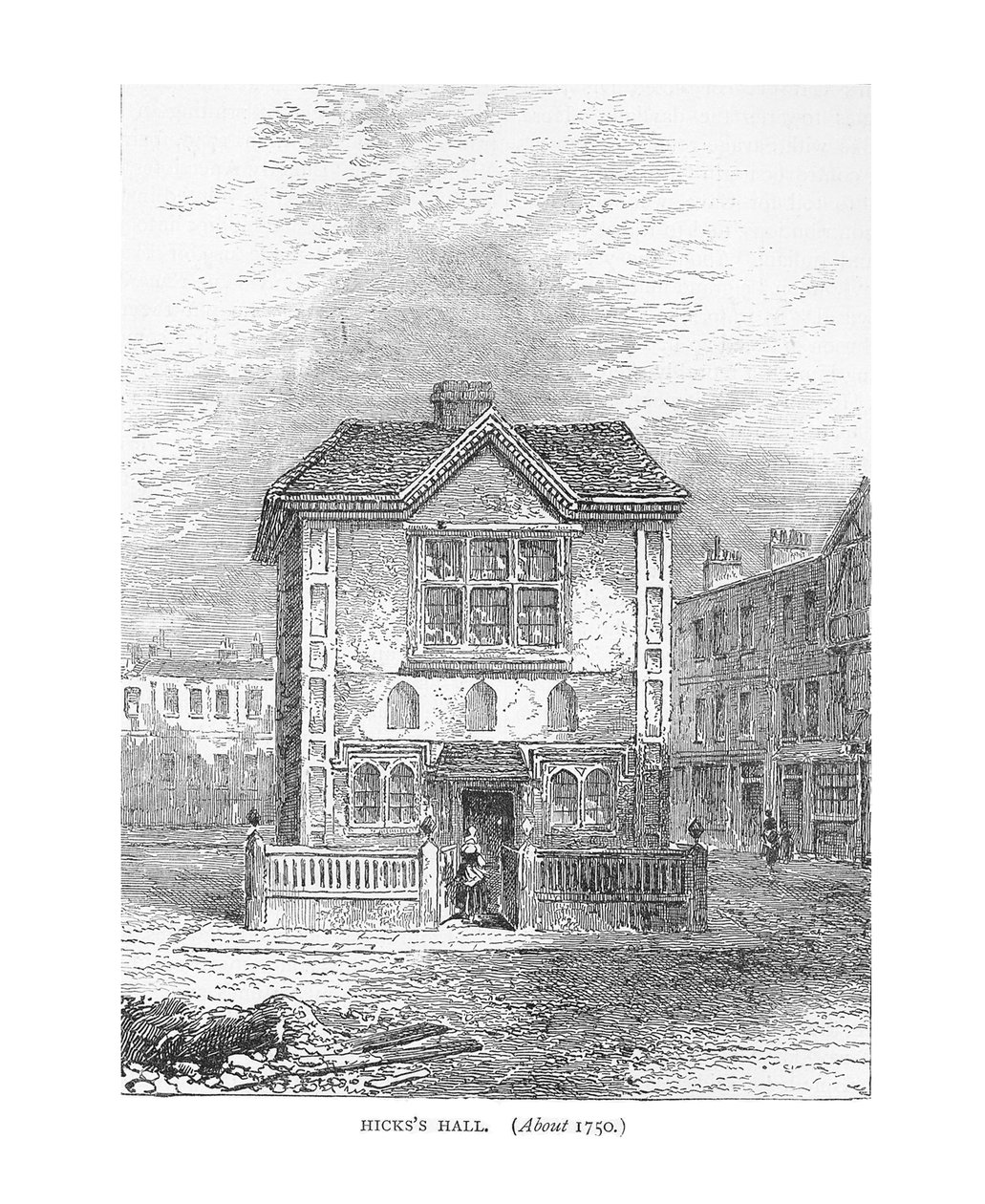 Hicks Hall, 1750. 1878 de Unbekannt