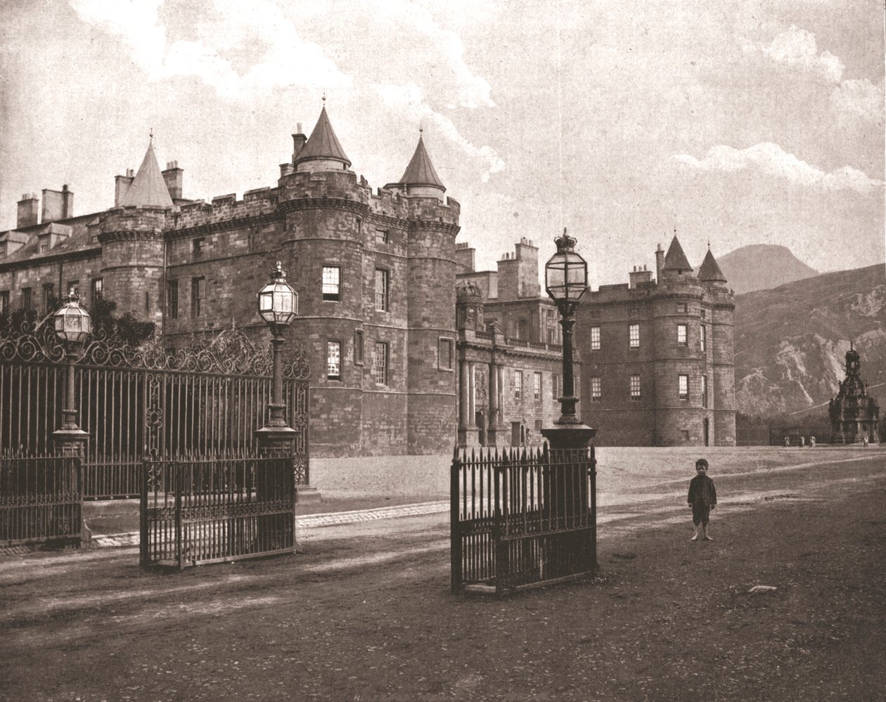 Holyroodhouse, Edimburgo, Escocia, 1894 de Unbekannt