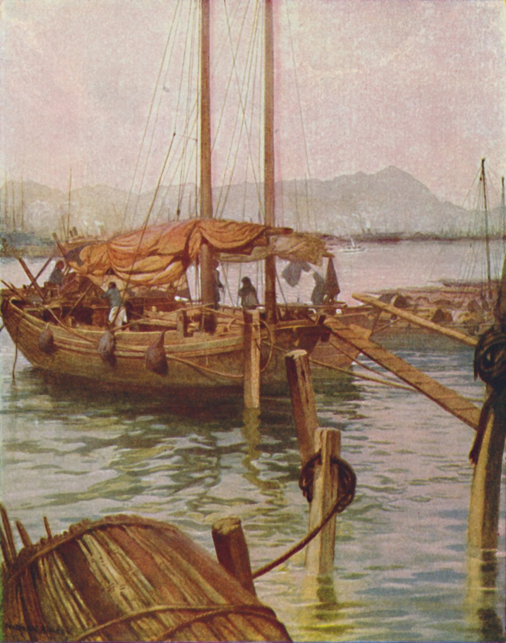 Puerto de Hong Kong, 1924 de Unbekannt