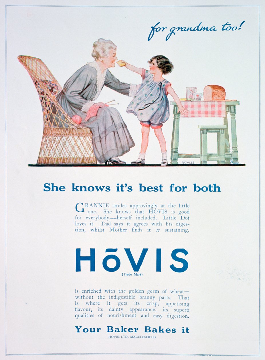 Anuncio de pan Hovis, 1923 de Unbekannt