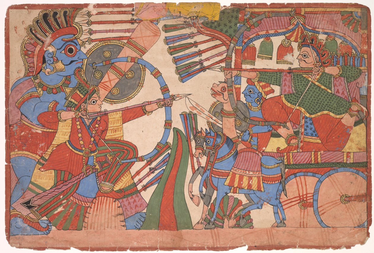 Ilustración del Mahabharata de Unbekannt Unbekannt