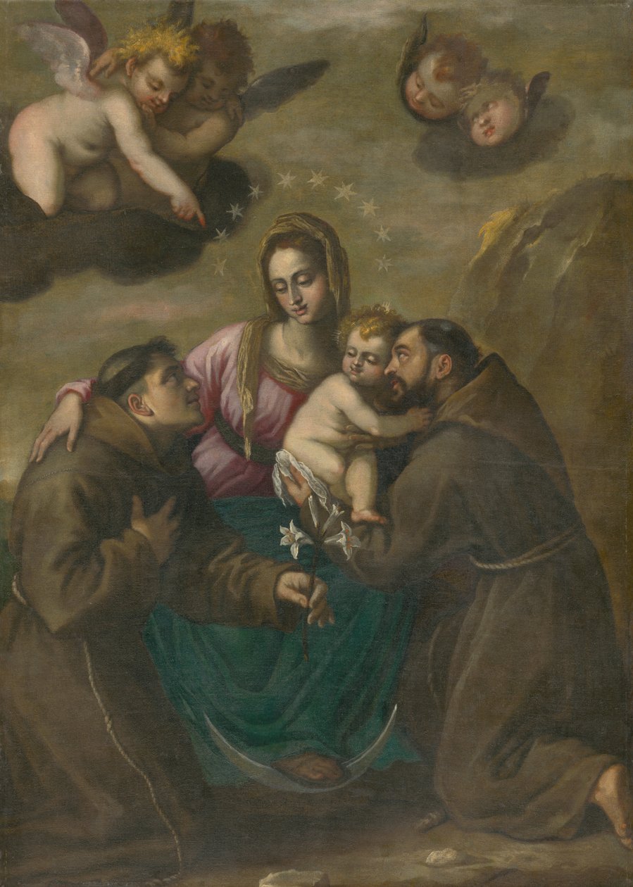 Inmaculada con santos de Unbekannt