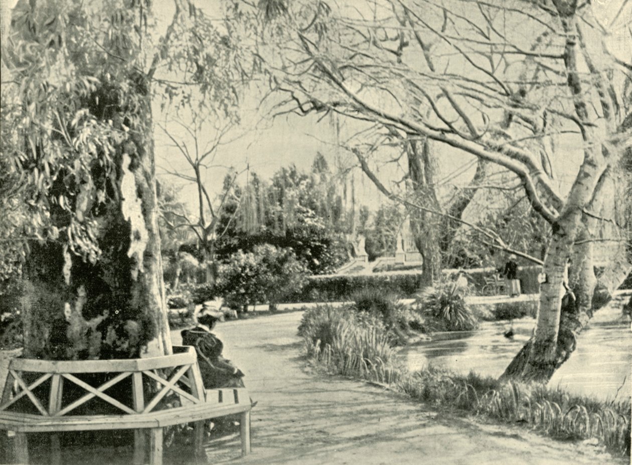 En los Jardines Botánicos, Adelaida, 1901 de Unbekannt