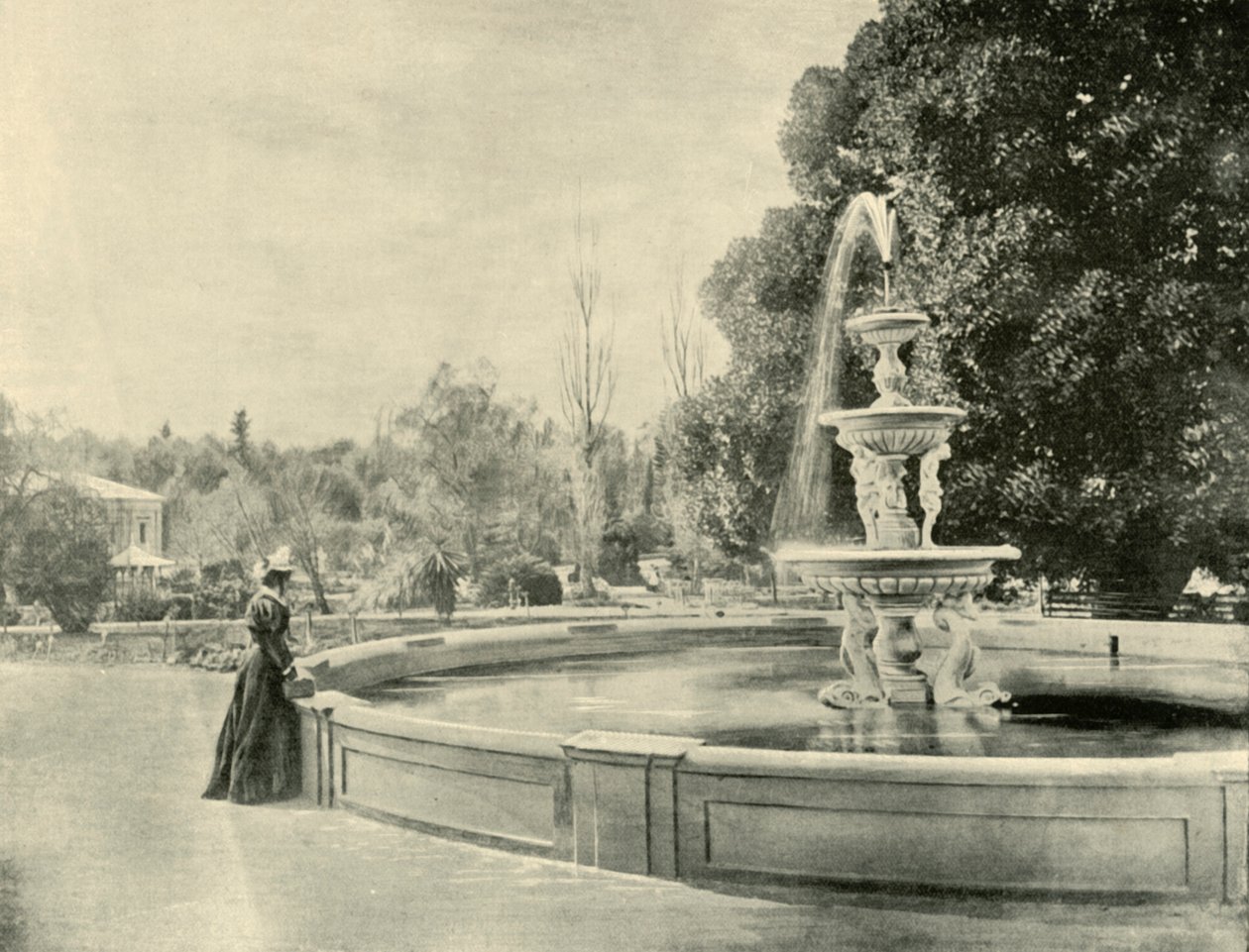 En los Jardines Botánicos, Adelaida, 1901 de Unbekannt