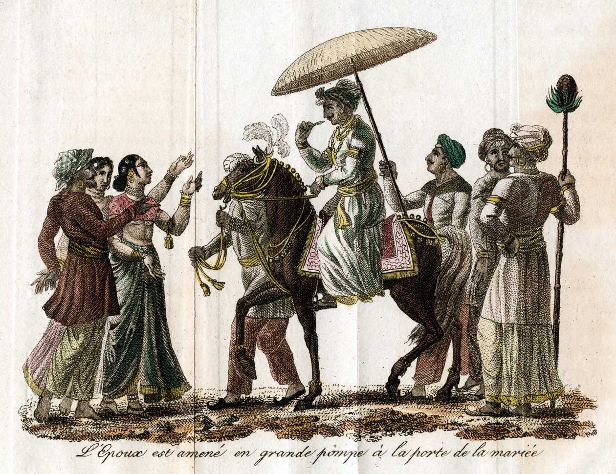 Procesión de boda india de Unbekannt