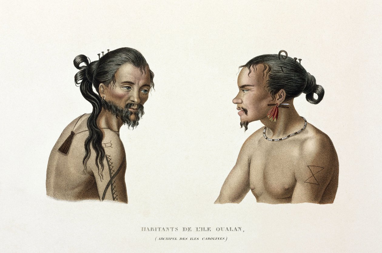 Habitantes de las Islas Carolinas de Unbekannt