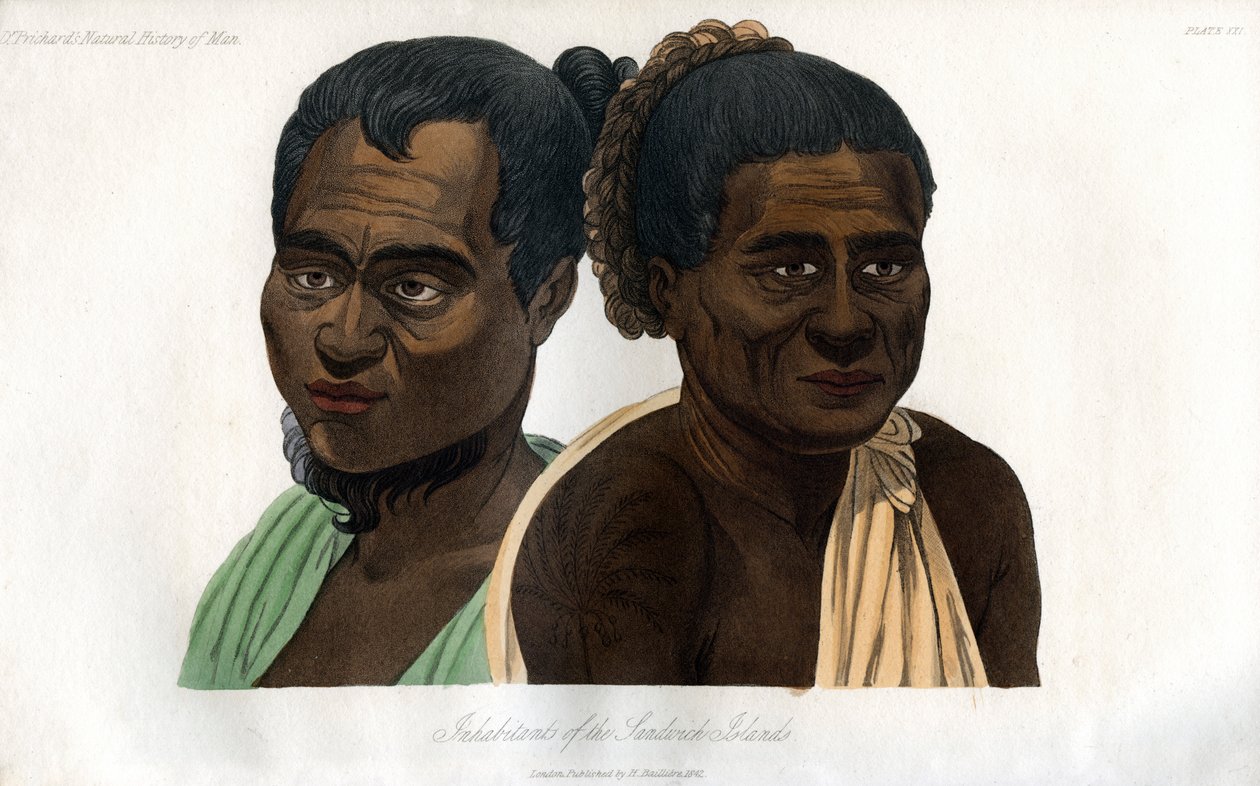 Habitantes de las Islas Sandwich de Unbekannt