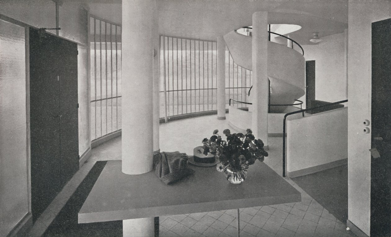Interior de la Villa en Poissy, 1933 de Unbekannt