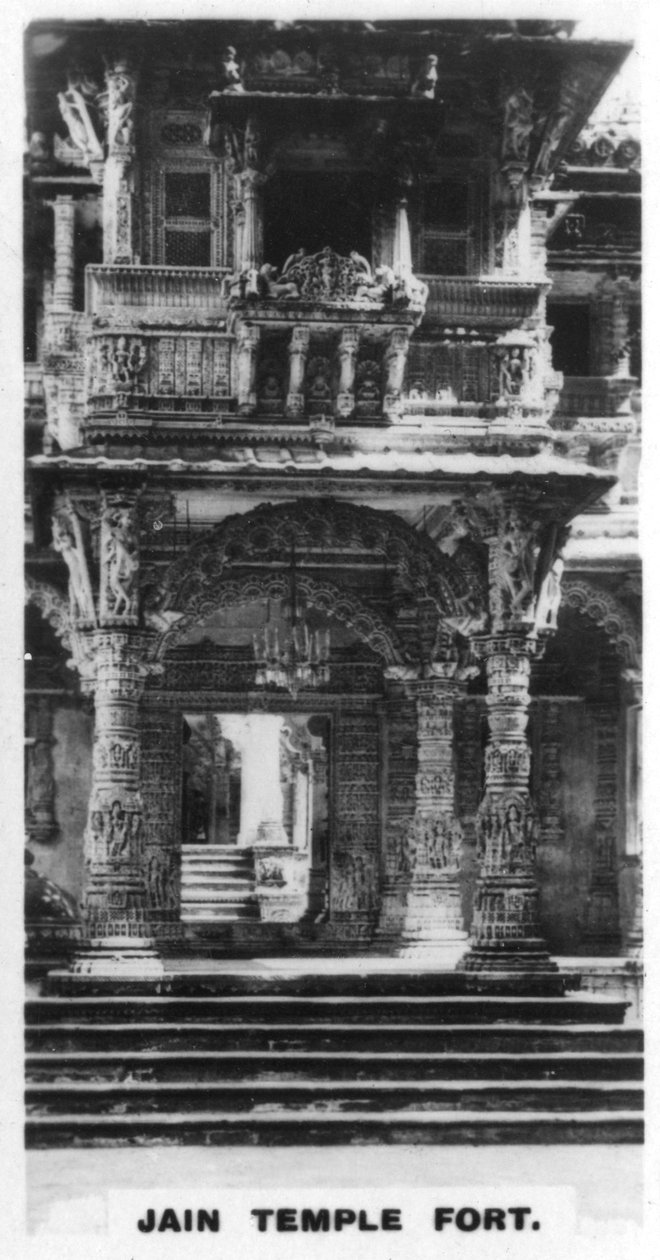 Templo jainista fortificado, Ahmedabad, India de Unbekannt