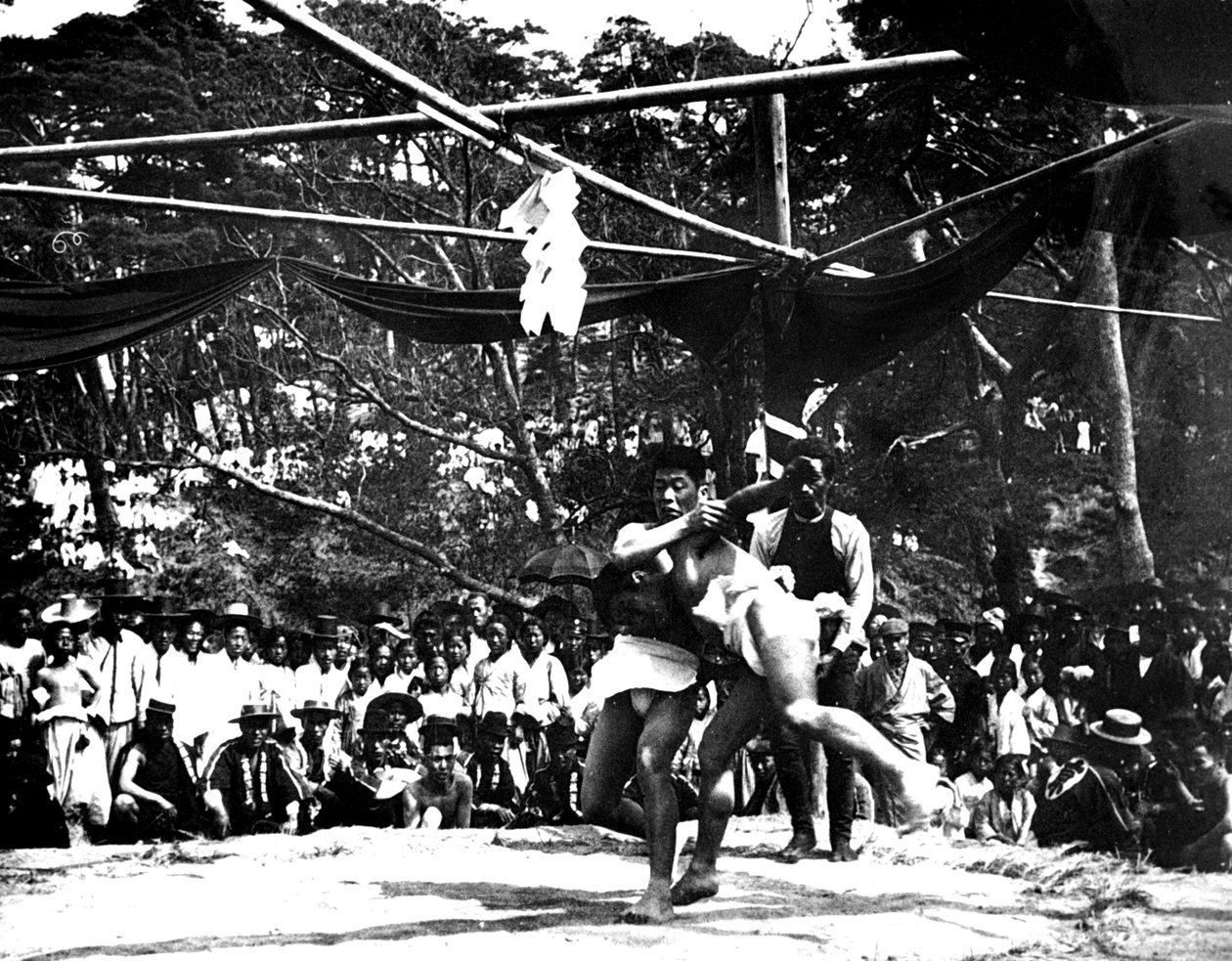 Lucha de sumo japonesa, Corea, 1900 de Unbekannt