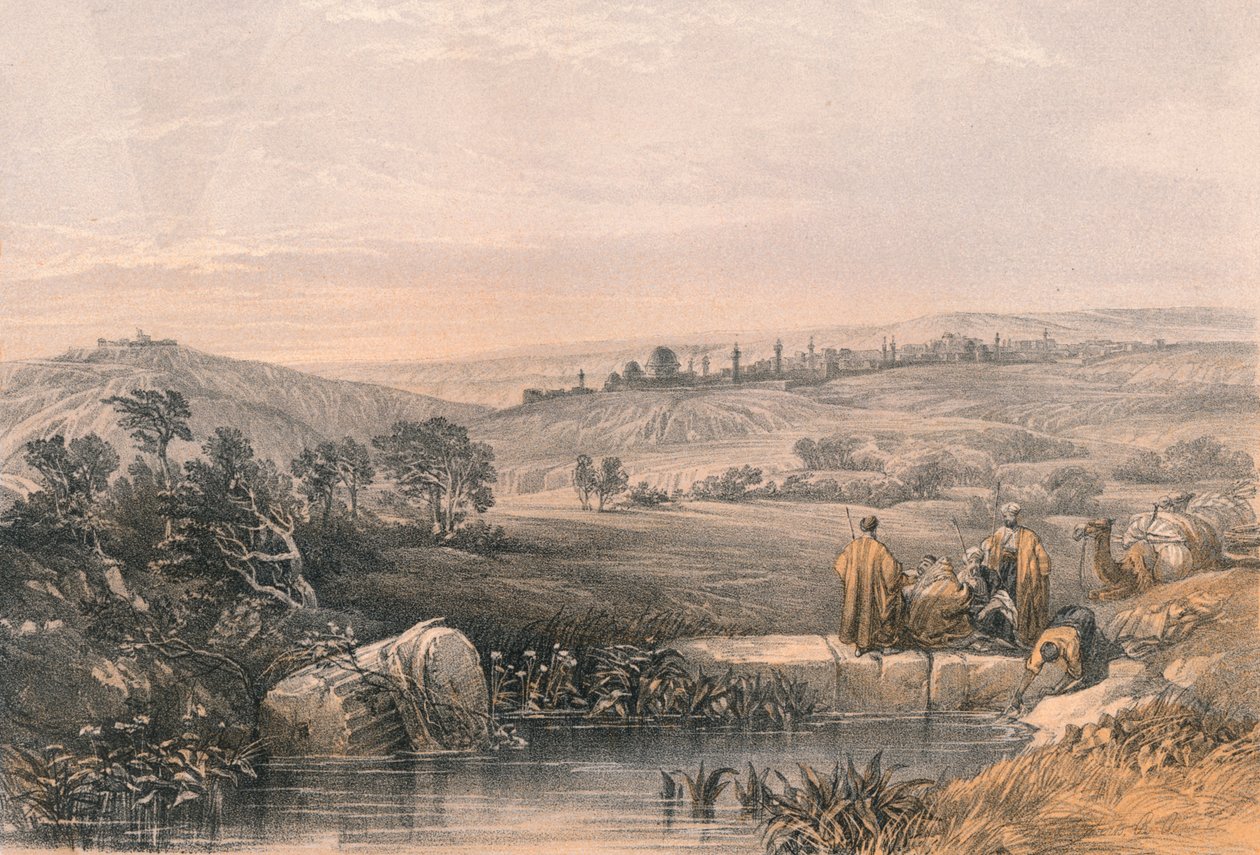 Jerusalén desde el norte, 1855 de Unbekannt