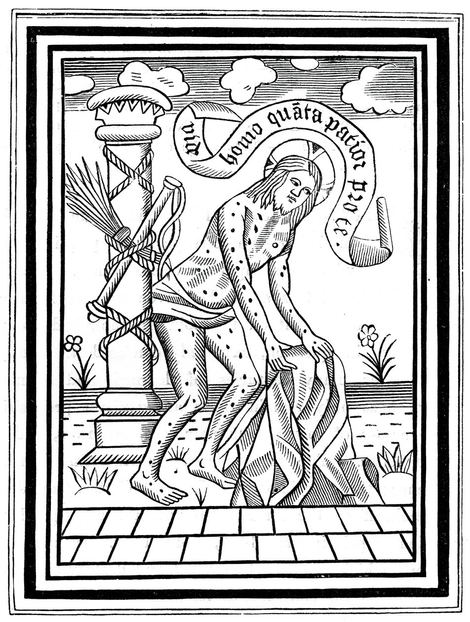 Jesucristo después de su flagelación, siglo XV, 1870 de Unbekannt
