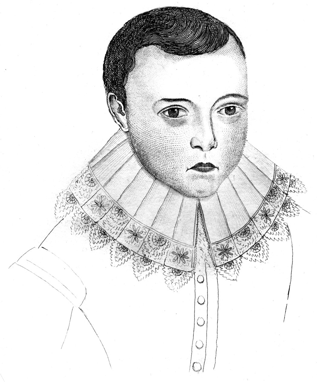 John Milton cuando era joven de Unbekannt