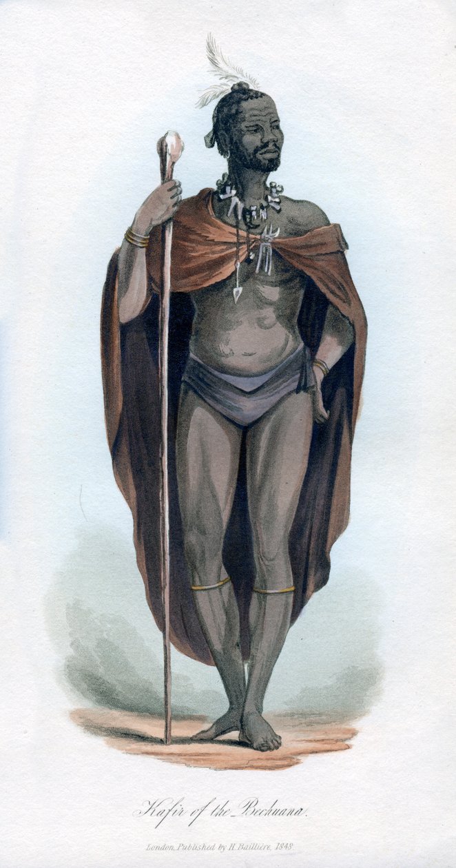 Kafir de los Bechuana, 1848 de Unbekannt
