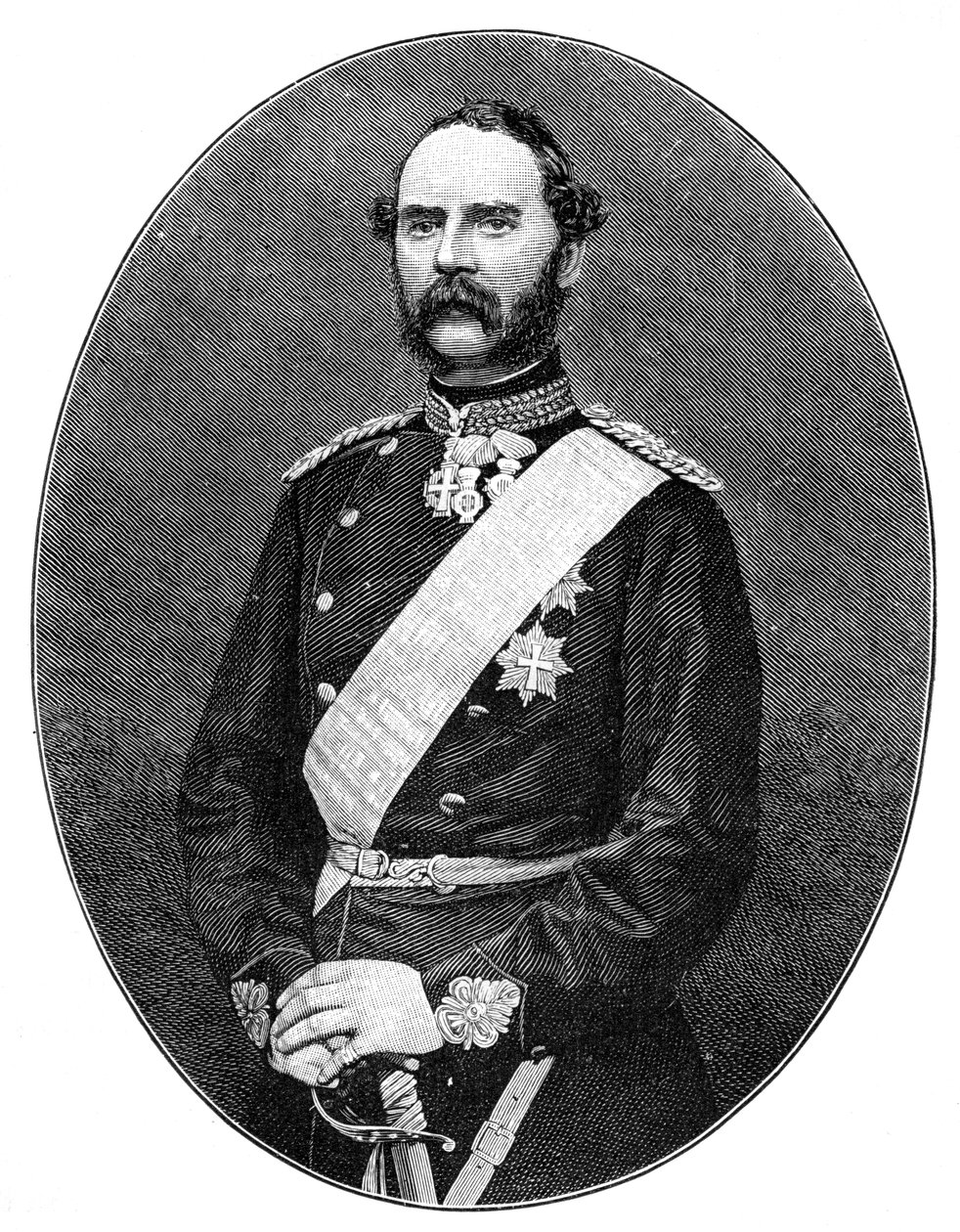 Rey Christian IX de Dinamarca 1818-1906 de Unbekannt