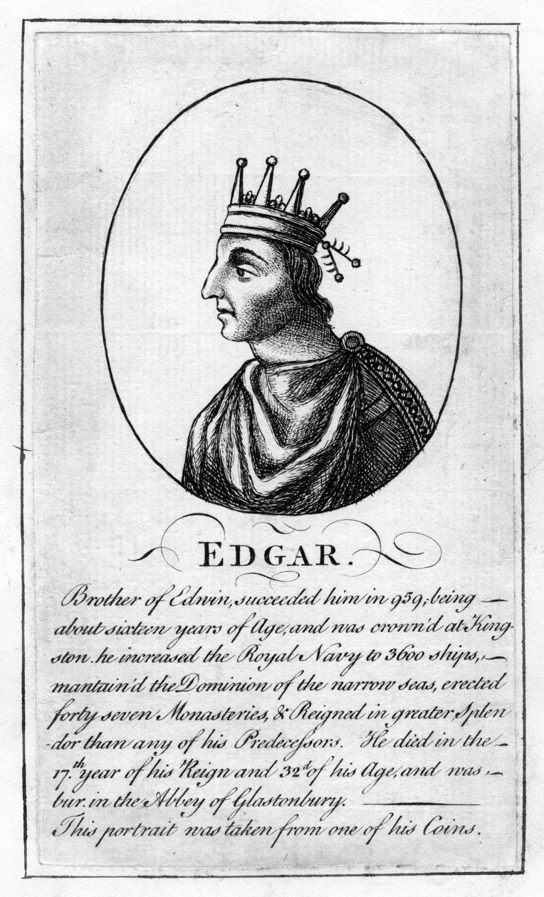 Rey Edgar de Inglaterra, 944-975 d.C. de Unbekannt