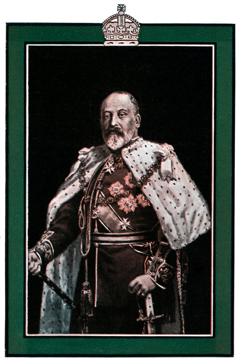 Rey Eduardo VII 1841-1910, 1902-1903 de Unbekannt