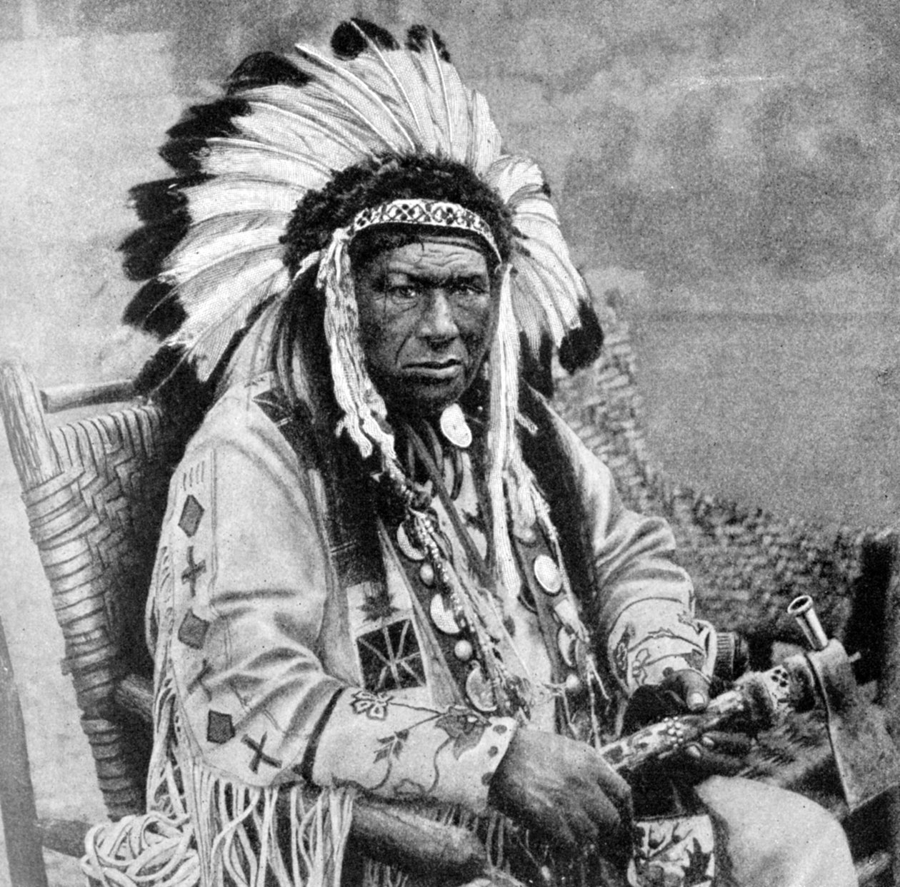 Kinnewankan, jefe de los Sioux, 1922 de Unbekannt